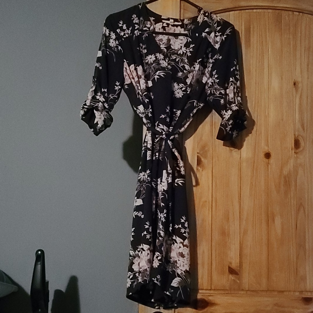 Floral Shirt dress